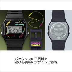 CASIO CLASSIC PAC-MAN collaboration wristwatch F-91WPC-1AJR JAPAN F/S
