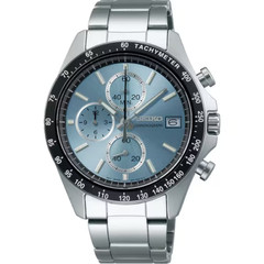 Seiko SBTR029 Solar Chronograph Stainless Men Watch New JDM