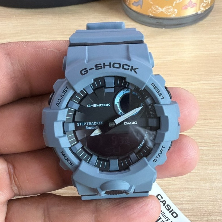 Casio G-SHOCK GBA-800 Analog-Digital Quartz Bluetooth Step Tracker 200m Blue