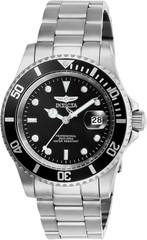 Men’S Pro Diver Quartz Watch with Stainless Steel Strap