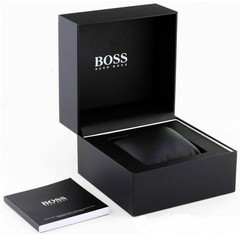 HUGO BOSS 1513677 Men’s Chronograph Watch Blue Dial Gray Mesh Bracelet