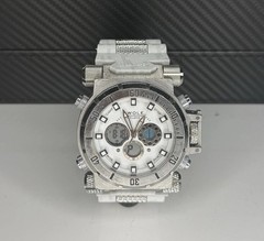 SWOLE O’CLOCK V.3.5 Chronograph Quartz Sport Wristwatch White Rubber 50M