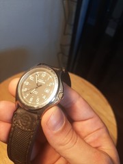 Timex Expedition T40091SU 40mm Brass Case with Black Fabric Band Men’s…
