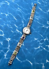 Sterling Silver Gemstone Watch Thailand Small