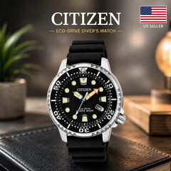 Citizen Promaster Diver BN0150-10E Eco-Drive Men s Watch 200M Black Dial New