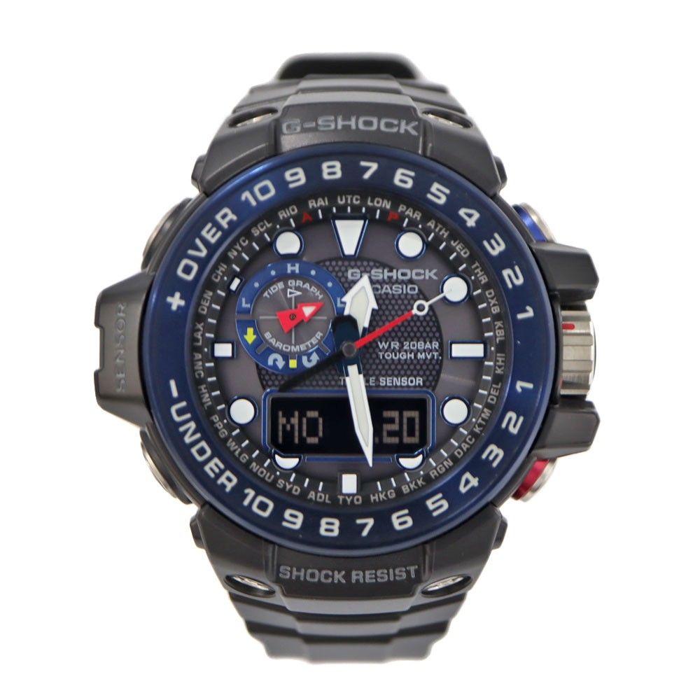 Casio G-SHOCK GWN-1000B-1BJF Stainless Steel 16.0mm Box and Papers #KNW2518