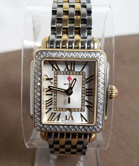 Michele Deco Madison Mid 0.6 CT TW Diamond Two Tone MW06G01C5018 29mm Watch