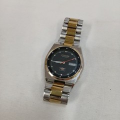 RARE Citizen Automatic Bilingual 21 Jewels Watch English Spanish Silver Goldtone