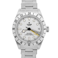 2025 PAPERS Tudor Black Bay Pro WHITE 39mm GMT Stainless Steel 79470 Watch BOX