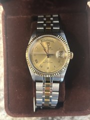 Tudor Gilding Dial Prince 76213 Date Men’s Watch Automatic 36mm Roman Numerals