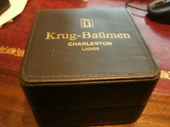 Krug-Baumen Ladies Charleston Watch . 18ct. GOLD PLATED New and Boxed.
