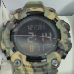 Activa Quartz Digital Sport Wristwatch Camouflage Day/Date Alarm w/ Box