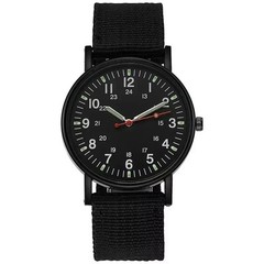 Military Watch Army Durable Water Proof Luminous 24Hours Dial Nylon Strap USA