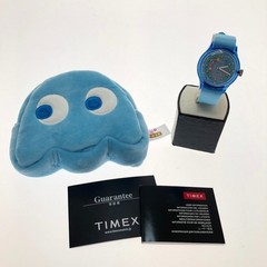 Timex Pac-Man Collaboration Camper Quartz Watch Blue From Japan