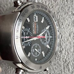 [Working Condition] SEIKO 7T32-6P80 Chronograph Alarm Quartz Watch