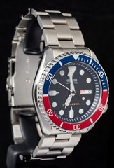 Seiko SKX009 Pepsi Diver Navy Dial Men’s Automatic 7S26A Vintage Watch– Working