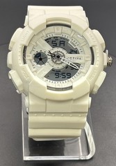 Invicta Activa Pixel Digital Men’s Watch 50mm. Dual Time White ACW498-009 NEW