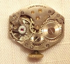 Liban Wristwatch 7J Antique Ladies Gold Filled