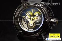 Invicta Reserve Venom Mens Tinted Crystal Titanium Dial Swiss Qaurtz Steel Watch