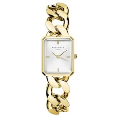 “ROSEFIELD” Women Watch Silver Gold Rectangle Shape 24*19.5 mm Waterproof