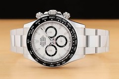 2026 JAN CARD ROLEX DAYTONA COSMOGRAPH 126500LN PANDA WHITE CERAMIC STEEL WATCH