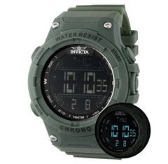 Invicta Racing Burnout Digital Men’s Watch 52mm, Green (47525)