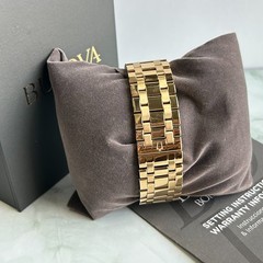 Bulova Classic 97D108 Diamond Black Dial Gold-Tone Bracelet Men’s Quartz Watch