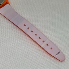 Xhilaration unisex orange tone watch quartz analog plastic 37mm running