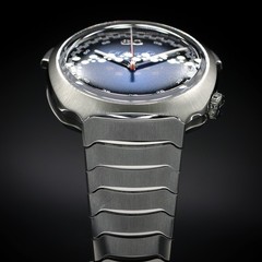 H. MOSER & CIE. Streamliner Flyback Chrono “Funky Blue” 6907-1200 | Full Set
