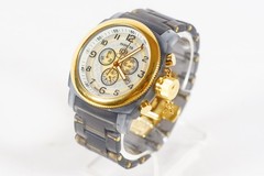 INVICTA Watch Anatomic Swiss Chronograph #3897 Canteen Style Quartz Wristwatch
