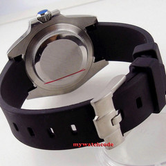 20TM 40mm Sterile Black Dial Miyota 8215 NH35 PT5000 Automatic Steel Mens Watch