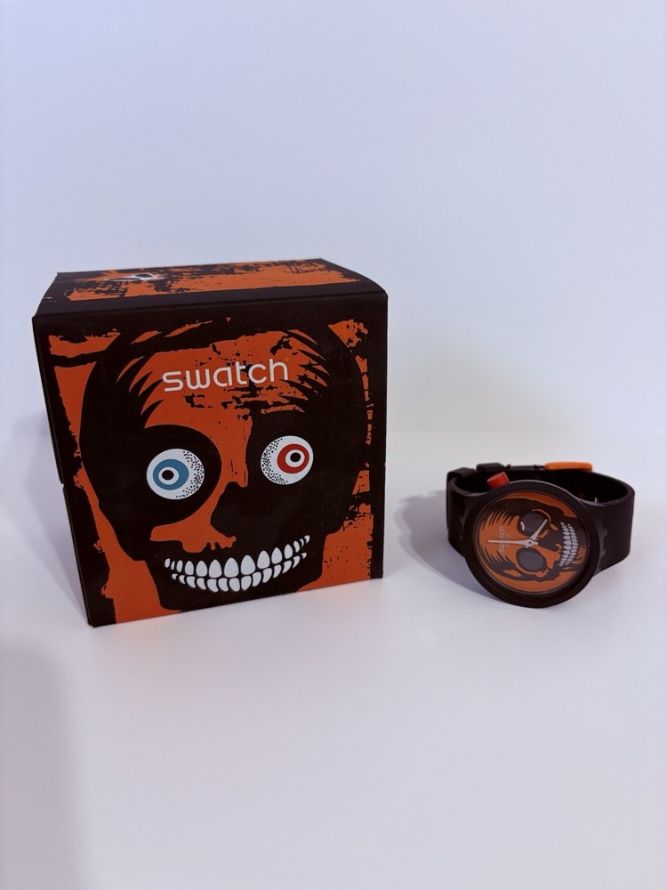 Swatch Swiss Watch Skull Bigface
