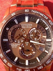 Citizen Eco-Drive WR200 Radio Controlled GN-4W-S-12G Sapphire Crystal Bronze Cas