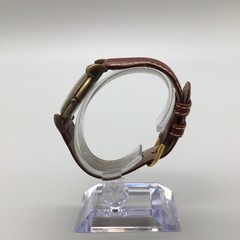 Relic Unisex Watch 34mm Bronze Dial Brown Leather Roman Numeral New Battery