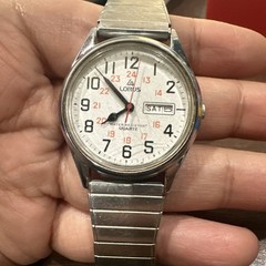 1990 Lorus Wristwatch Silver Tone Expansion Band Day Date Indicator Round Repair