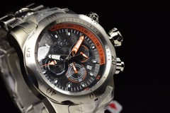 Invicta S1 Rally Khaki & Gunmetal Dial Swiss Steel Mesh Strap Mens Chrono Watch