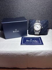 Bulova Marine Star Men’s Watch 96G91 Original Box And Manual ~Needs A Battery~