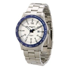Jorg Gray JG2000-20 Mens Blue Bezel Stainless Steel Quartz Water Resistant Watch