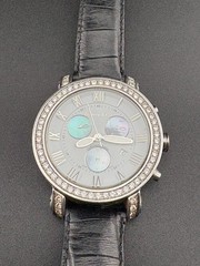 RARE !! Benny & Co. SM549 – 2.35 TCW Diamond & Stainless Steel Watch 44.5mm # 12