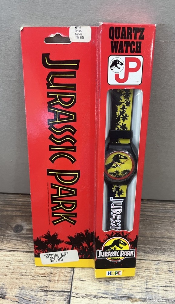 Jurassic Park Vintage Quartz Watch Brand New in Package by Hope Industries 1993
