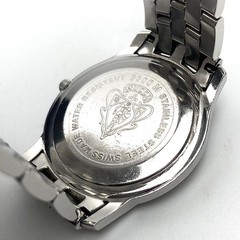 Gucci 5500M Date Quartz Silver Black Dial Wristwatch Japan 071705