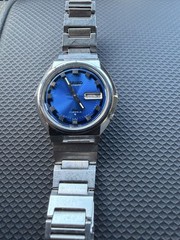 Vintage Seiko DX Blue Dial 6106 7639 Men’s wristwatch