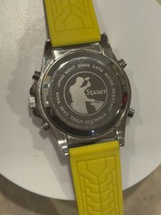 Men’s STAUER Centurion Hybrid Chrono 20409 Watch Stainless Steel Analog/Digital