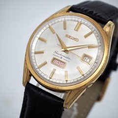 Seiko Matic 6218-8971 Automatic 37mm Stainless Steel Silver Dial Leather
