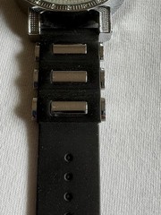 Techno Pave Mens Diamond ICED OUT Watch 7195 Silvertone Hip-hop #124