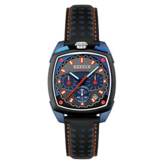 Taurus Chronograph Grey / Genuine Leather | Grey Dial Wristwatch CD-1060-04
