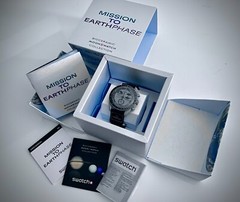 OMEGA X SWATCH SpeedMaster MoonSwatch MISSION TO EARTHPHASE AUTHENTIC!