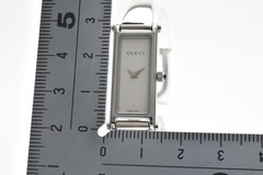 Vintage [N MINT] GUCCI 1500L Silver Dial 12mm Qz Bangle Ladies Watch JAPAN