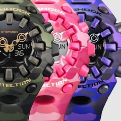 Casio G-Shock GA-V01CMG-3AJF BOLD CAMO AND GOLD Black Dial 58.2mm Watch
