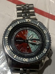 Very Rare Seiko Divers Watch 7S26-0030 SKX013 In Nice Condition Calendar Dial